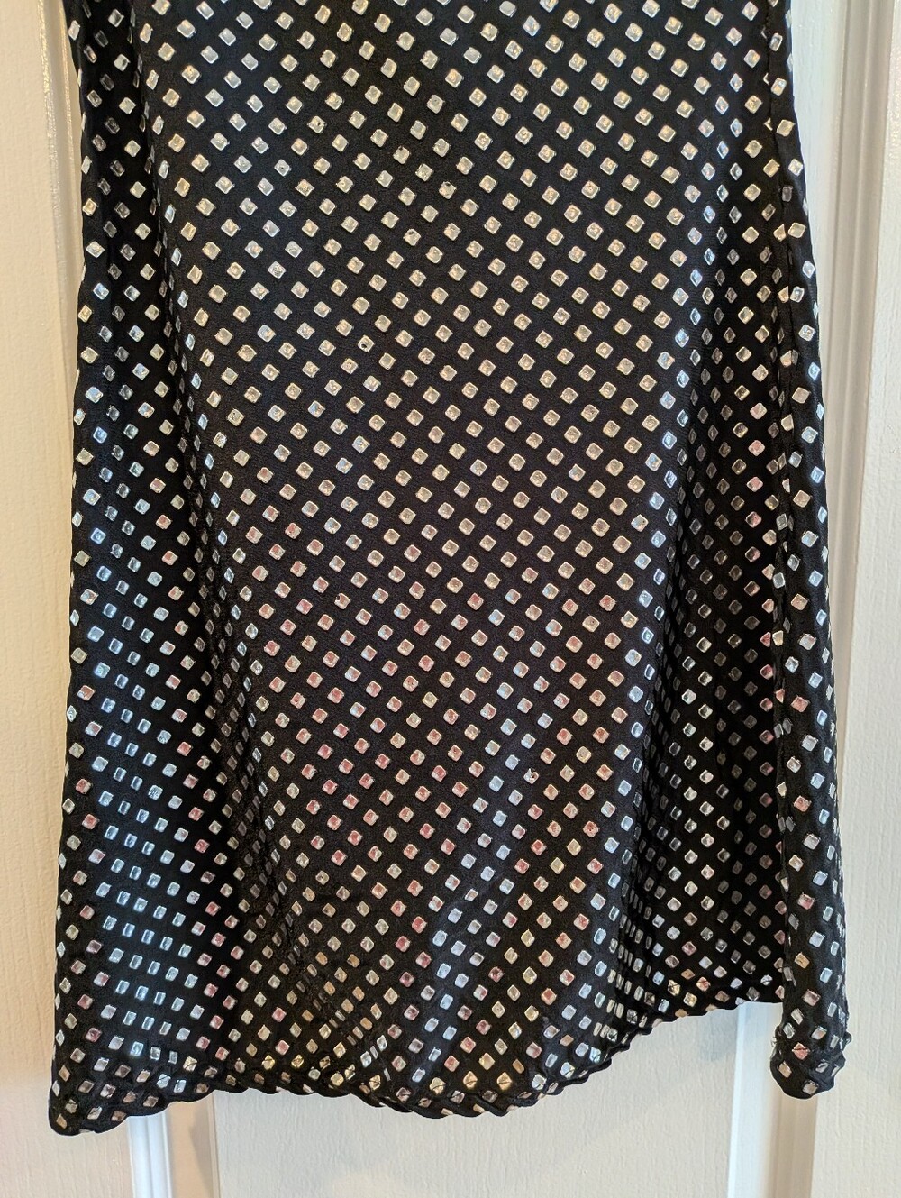 Lip Service Vintage 90s Punk Goth Studded Black One Shoulder Mini Dress Size M - Picture 4 of 11